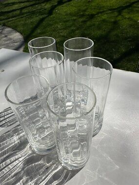 9142-6 EA. VINTAGE MOUTH BLOWN,  HAND CRAFTED